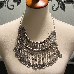 Silver Statement Necklace #J3